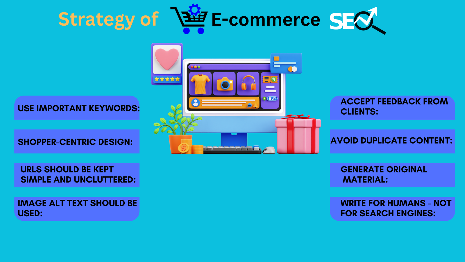 Strategy of E-commerce seo